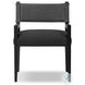 Ferris Gibson Black Performance Fabric Dining Armchair Set of 2