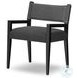 Ferris Gibson Black Performance Fabric Dining Armchair Set of 2