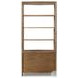 Glenview Weathered Oak 2 Door Bookcase