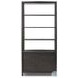 Glenview Smoked Black Oak 2 Door Bookcase