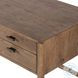 Glenview Weathered Oak Veneer 68" Drawer Desk
