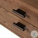 Glenview Weathered Oak Veneer 68" Drawer Desk