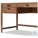 Glenview Weathered Oak Veneer 68" Drawer Desk