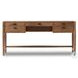 Glenview Weathered Oak Veneer 68" Drawer Desk