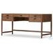 Glenview Weathered Oak Veneer 68" Drawer Desk
