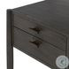 Glenview Cracked Smoked Black Oak 68" Drawer Desk