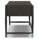 Glenview Cracked Smoked Black Oak 68" Drawer Desk
