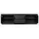 Warby Worn Black Oak Veneer 94" Media Console