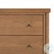 Roark Amber Oak Veneer 2 Drawer Nightstand