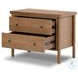 Roark Amber Oak Veneer 2 Drawer Nightstand