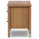 Roark Amber Oak Veneer 2 Drawer Nightstand