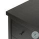 Roark Ebony Oak Veneer 2 Drawer Nightstand