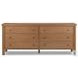 Roark Amber Oak Veneer 6 Drawer Dresser