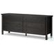 Roark Ebony Oak Veneer 6 Drawer Dresser
