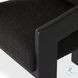 Roxy Gibson Black Performance Fabric Dining Armchair