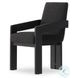 Roxy Gibson Black Performance Fabric Dining Armchair