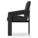 Roxy Gibson Black Performance Fabric Dining Armchair