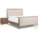 Glenview Weathered Oak Veneer Upholstered Bedroom Set