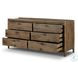 Glenview Weathered Oak Veneer Upholstered Bedroom Set