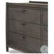 Glenview Cracked Smoked Black Oak 6 Drawer Dresser