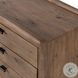 Glenview Weathered Oak Veneer 3 Drawer Nightstand
