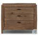 Glenview Weathered Oak Veneer 3 Drawer Nightstand
