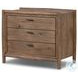 Glenview Weathered Oak Veneer 3 Drawer Nightstand