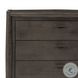 Glenview Cracked Smoked Black Oak 3 Drawer Nightstand