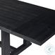 Otto Black Pine 120" Extendable Rectangular Dining Table