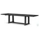 Otto Black Pine 120" Extendable Rectangular Dining Table