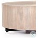 Hudson Ashen Walnut Large Round Coffee Table
