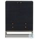 Trey Black Wash Poplar 2 Door Bar Cabinet