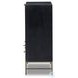 Trey Black Wash Poplar 2 Door Bar Cabinet