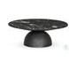 Corbett Polished Black Marble Large Round Occassional Table Set