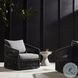 Porto Venao Charcoal Outdoor Swivel Chair