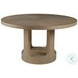 Simpatico White Oak Round Dining Table