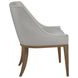 Simpatico White Dove Performance Fabric Side Chair