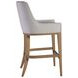 Simpatico White Dove Performance Fabric Barstool