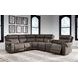 Hoopster Gunmetal 6 Piece Power Reclining Sectional
