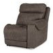 Hoopster Gunmetal 3 Piece Power Reclining Console Modular Loveseat