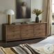 Glenview Weathered Oak Veneer 9 Drawer Dresser