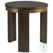 Andare Brown Round End Table