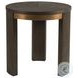Andare Brown Round End Table