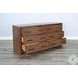 Golden Hearth Natural 6 Drawer Dresser