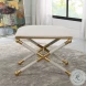 Socialite Crisp White Bench