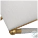 Socialite Crisp White Bench