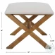 Dresmont White Small Bench