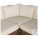 Messina Chunky Sand Woven Outdoor 3 Piece Sectional