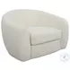 Tanoria Off White Swivel Chair