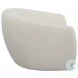 Tanoria Off White Swivel Chair